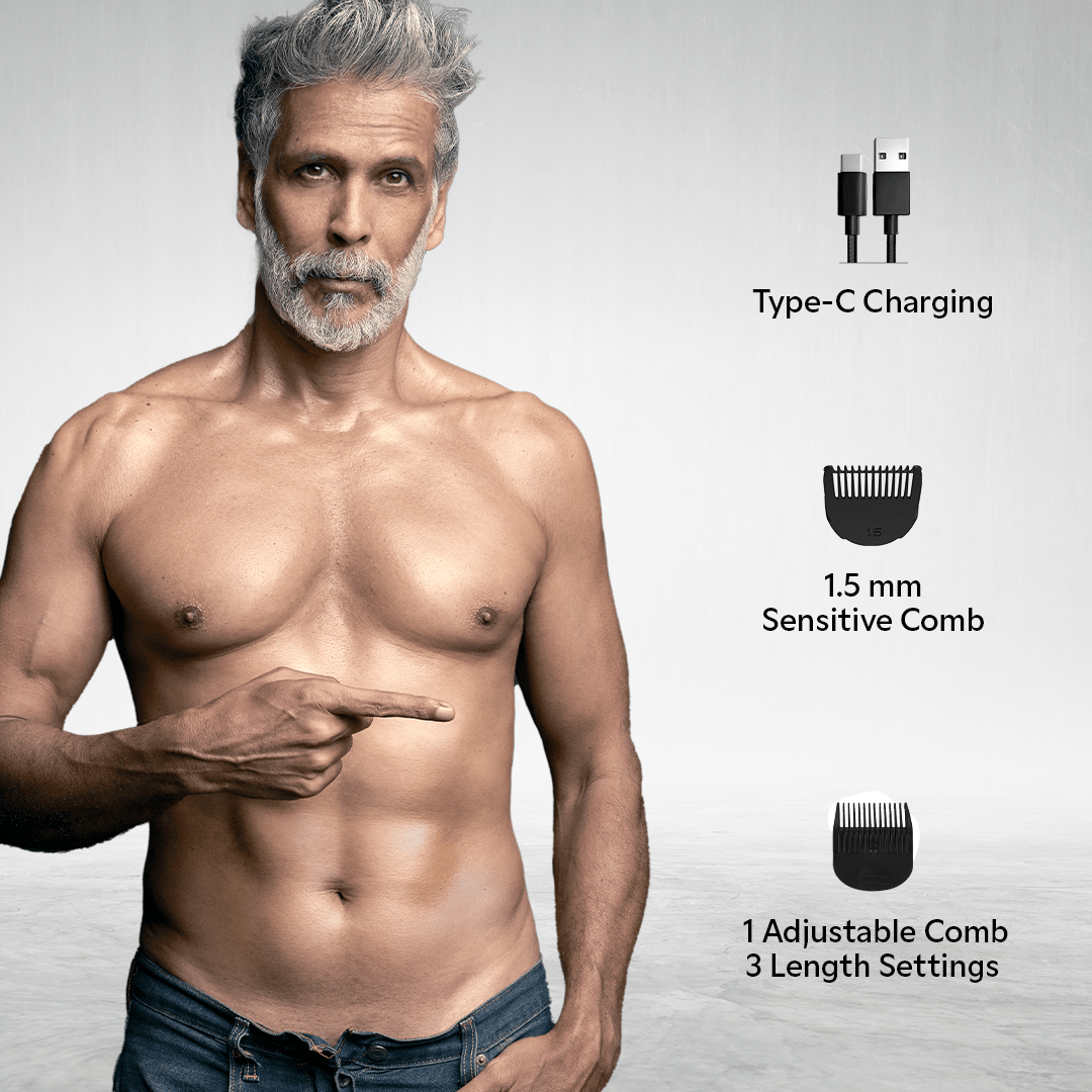 Zlade Ballistic PRO Full Body Trimmer + 2 Extra Blades - Hair Clipper & Trimmer Accessories - ZLADE
