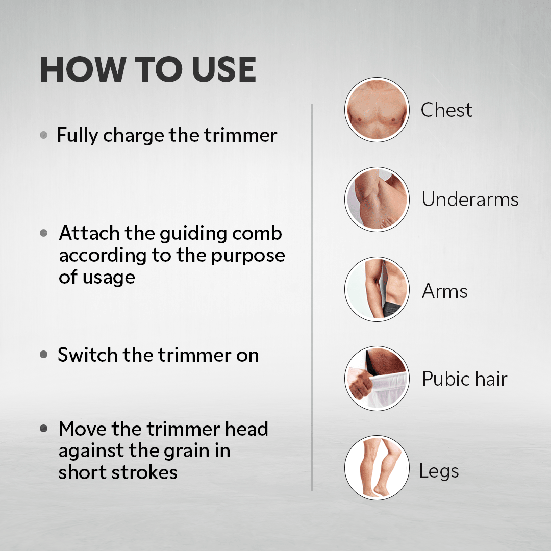 Zlade Ballistic PRO Full Body Trimmer + 2 Extra Blades - Hair Clipper & Trimmer Accessories - ZLADE