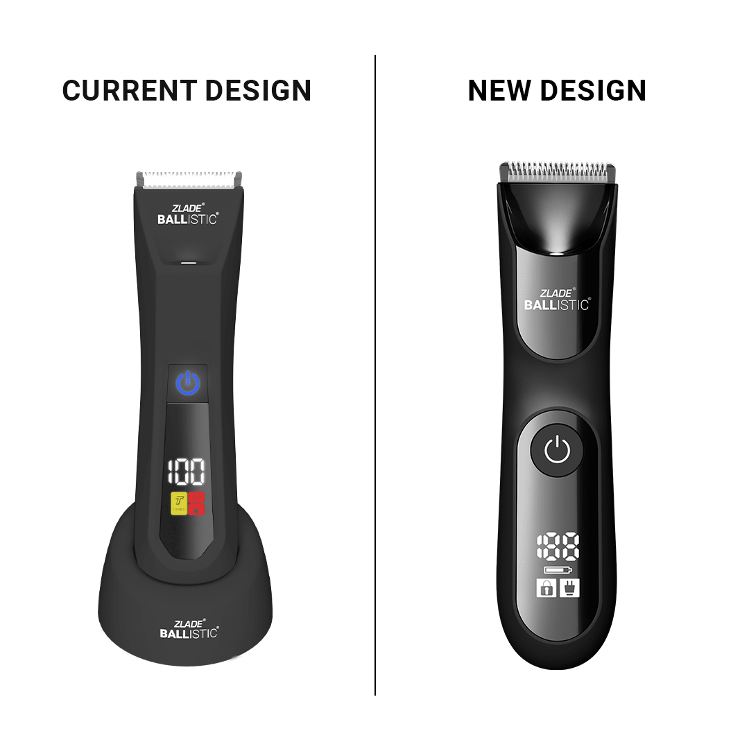 Zlade Ballistic PRO Full Body Trimmer + 2 Extra Blades - Hair Clipper & Trimmer Accessories - ZLADE
