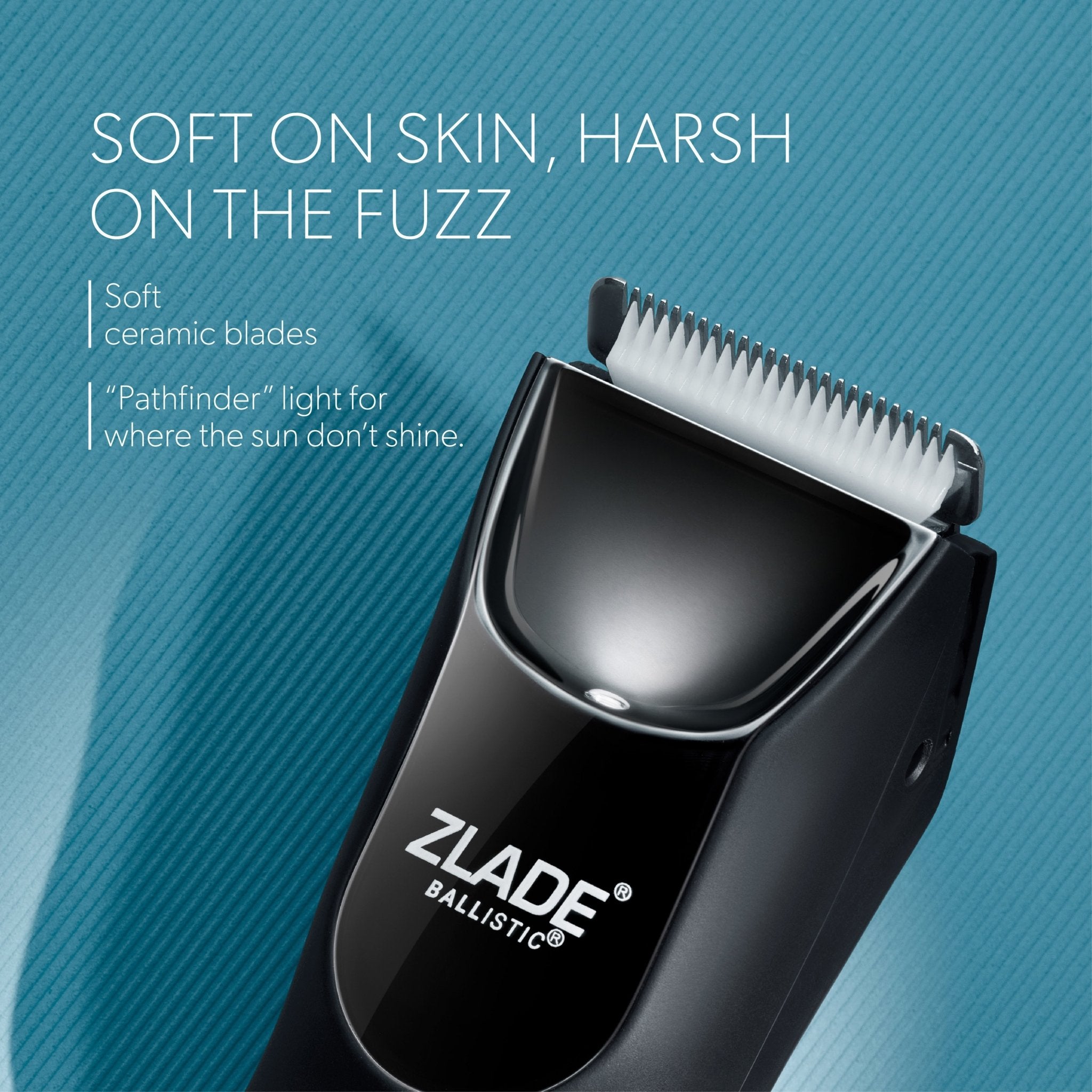 Zlade Ballistic Pro Full - Body Trimmer for Men - Hair Clipper & Trimmer Accessories - ZLADE