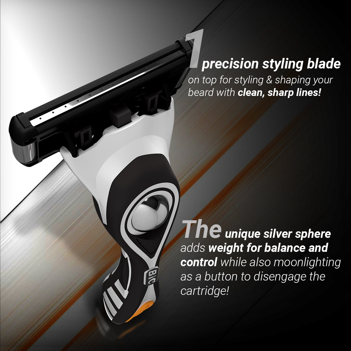 Zlade Ballistic Lite Trimmer & Zlade HyperGlide5 Pro Shaving Razor