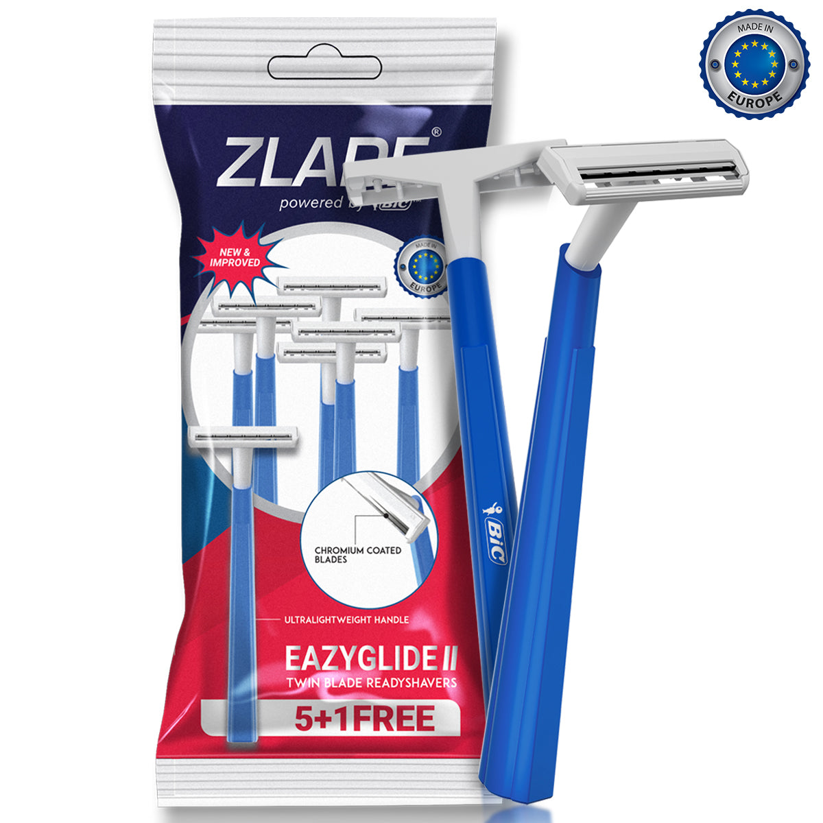 Zlade Eazyglide II Twin-Blade Razor for Men