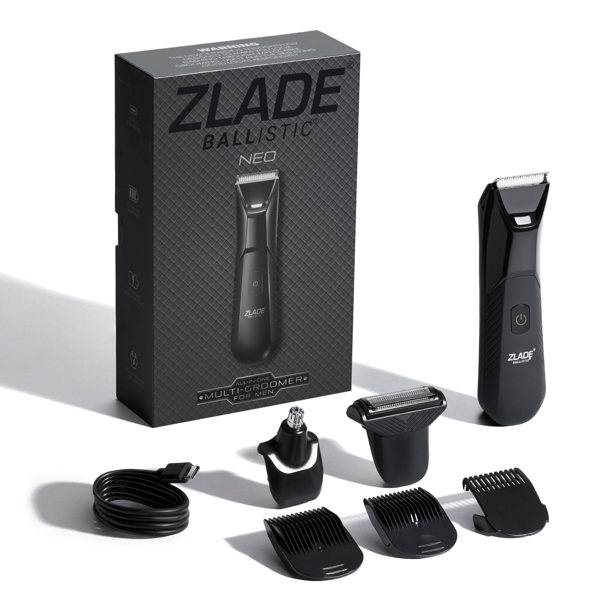Zlade Ballistic Neo All - in - One Multi - Groomer For Men - ZLADE
