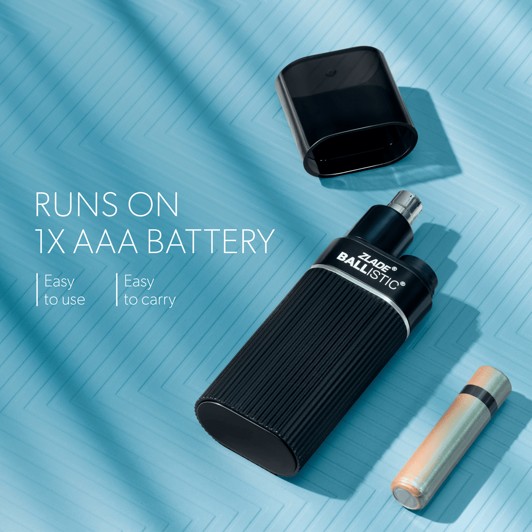 Zlade Ballistic Turbo Full - Body Trimmer + Nose & Ear Hair Trimmer Combo - Shaving & Grooming - ZLADE