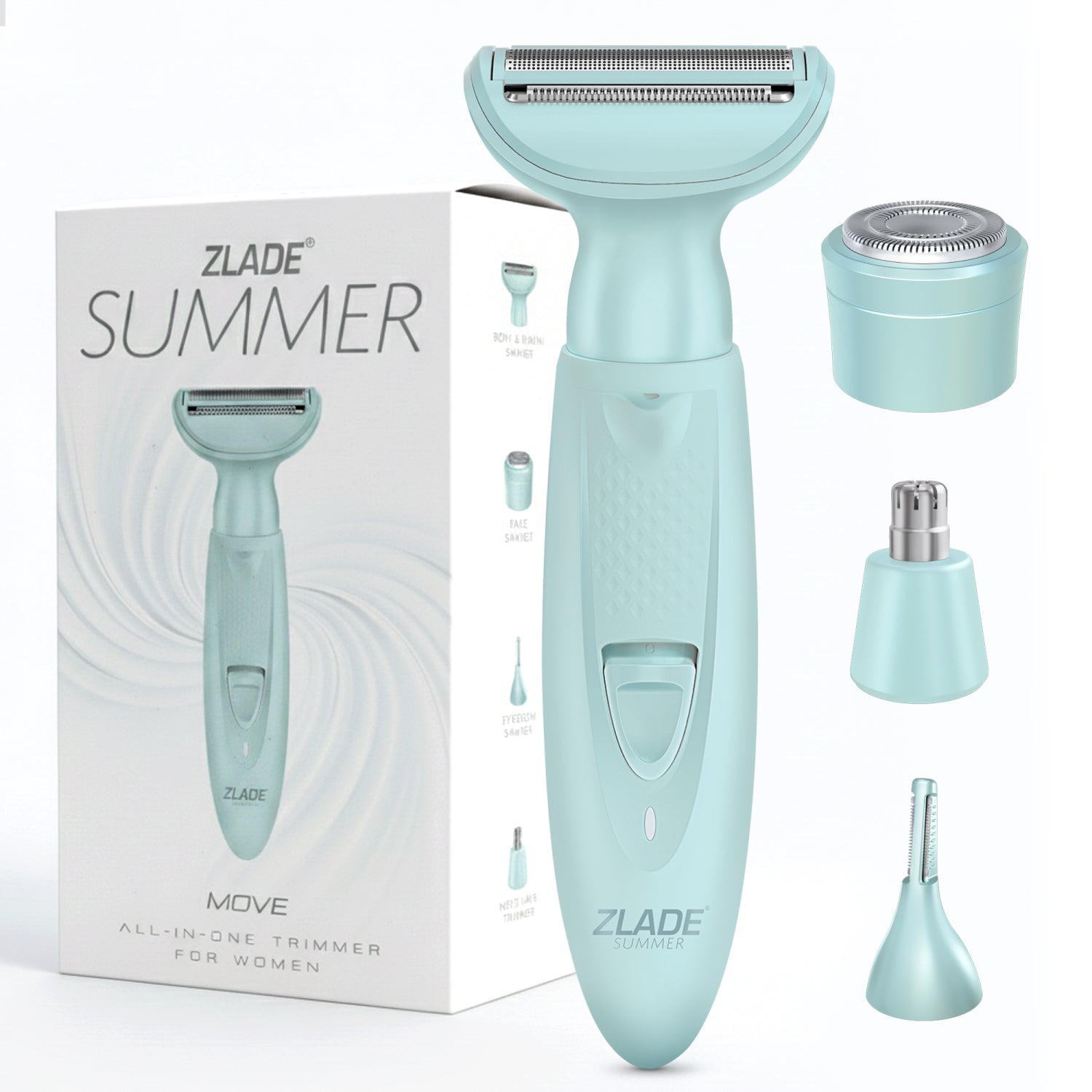 Zlade Summer Move All-in-One Trimmer for Women | Rechargeable Multigroomer