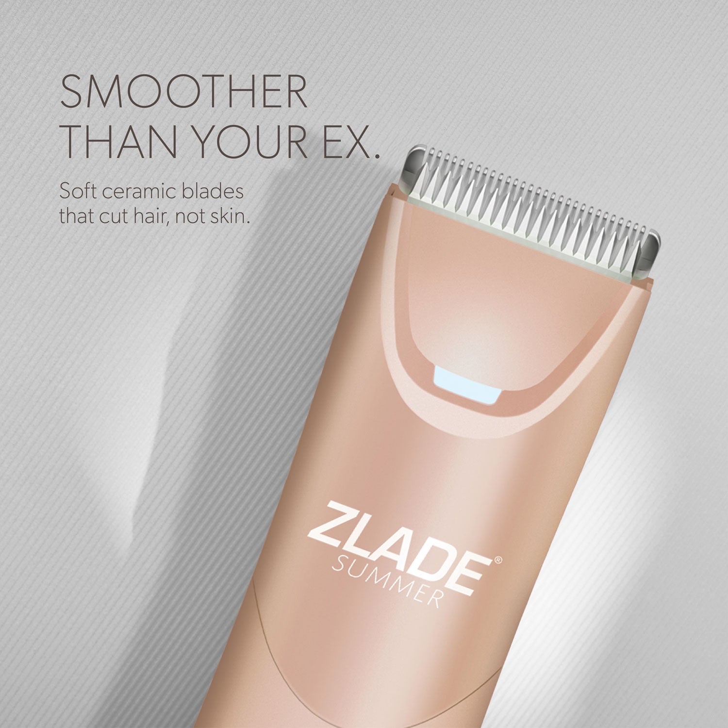 Zlade Summer Intimate Hair Removal Trimmer for Women | Bikini Line, Underarms, Body Hair | 2 AAA Battery Operated | IPX-5 Waterproof