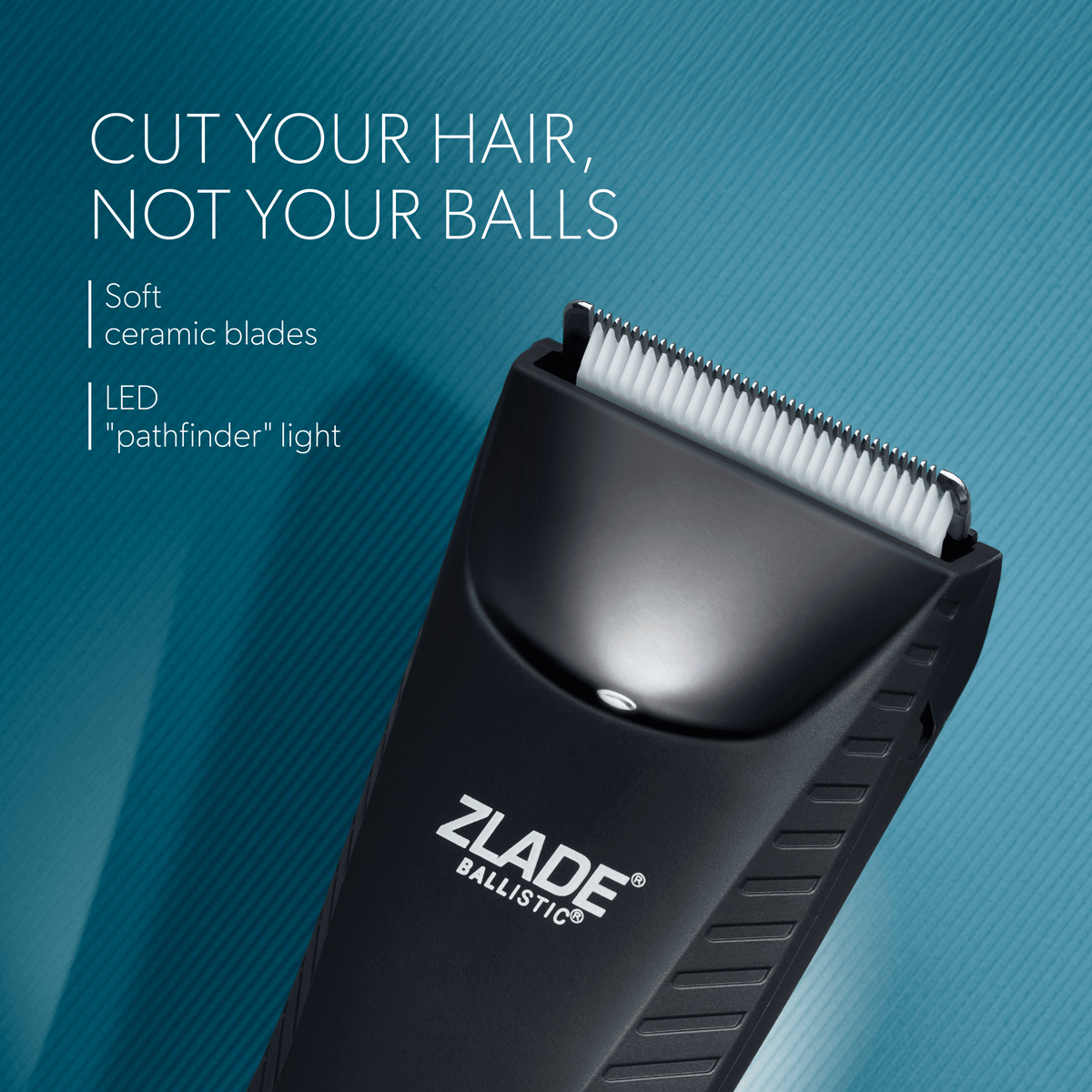 Zlade Ballistic Turbo Full - Body Trimmer + Nose & Ear Hair Trimmer Combo - Shaving & Grooming - ZLADE