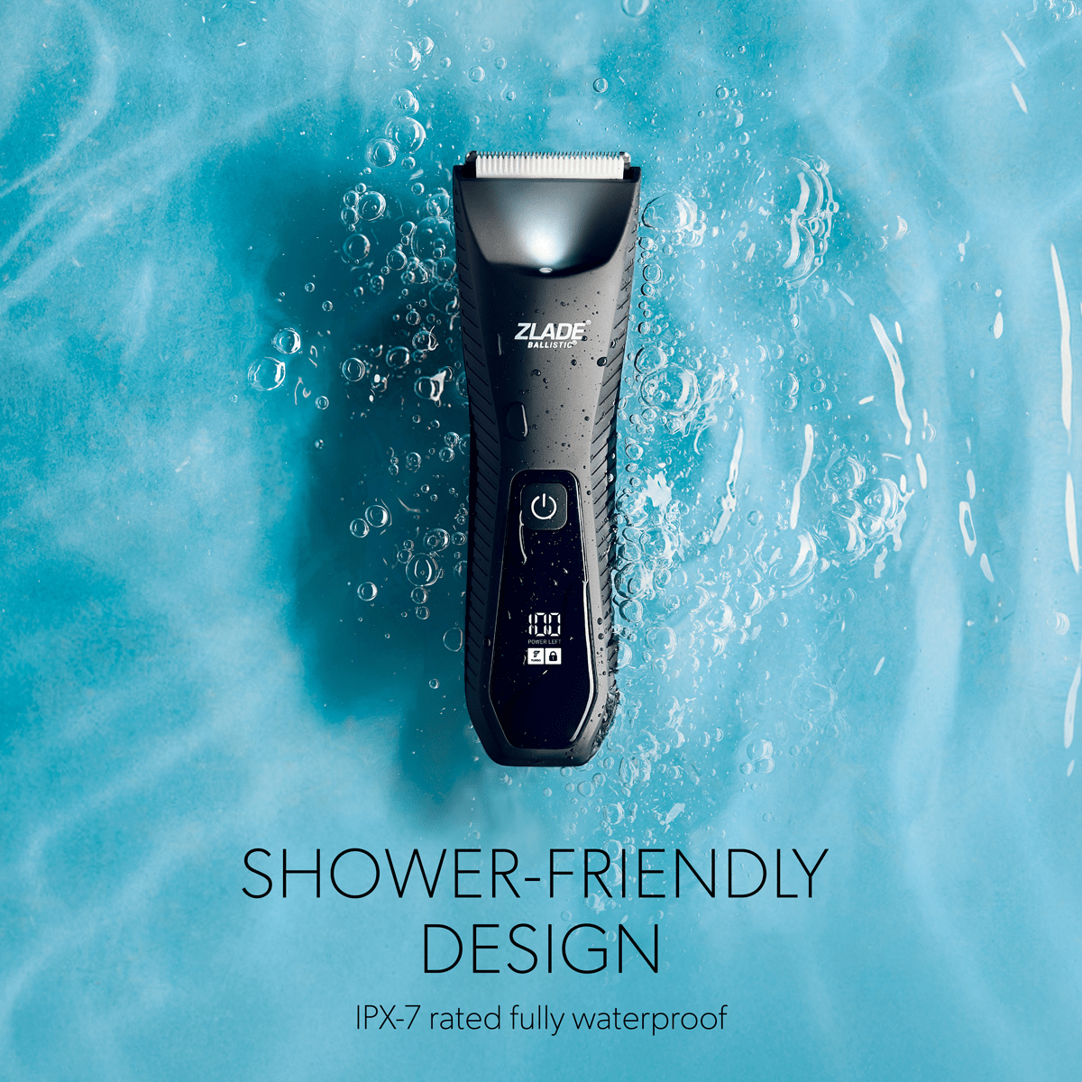 Zlade Ballistic Turbo Full - Body Trimmer + Nose & Ear Hair Trimmer Combo - Shaving & Grooming - ZLADE