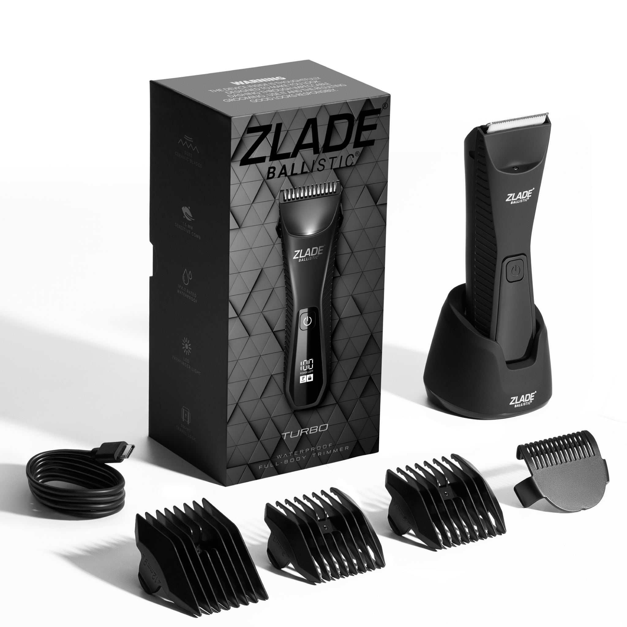 Zlade Ballistic TURBO Full-Body Trimmer for Men