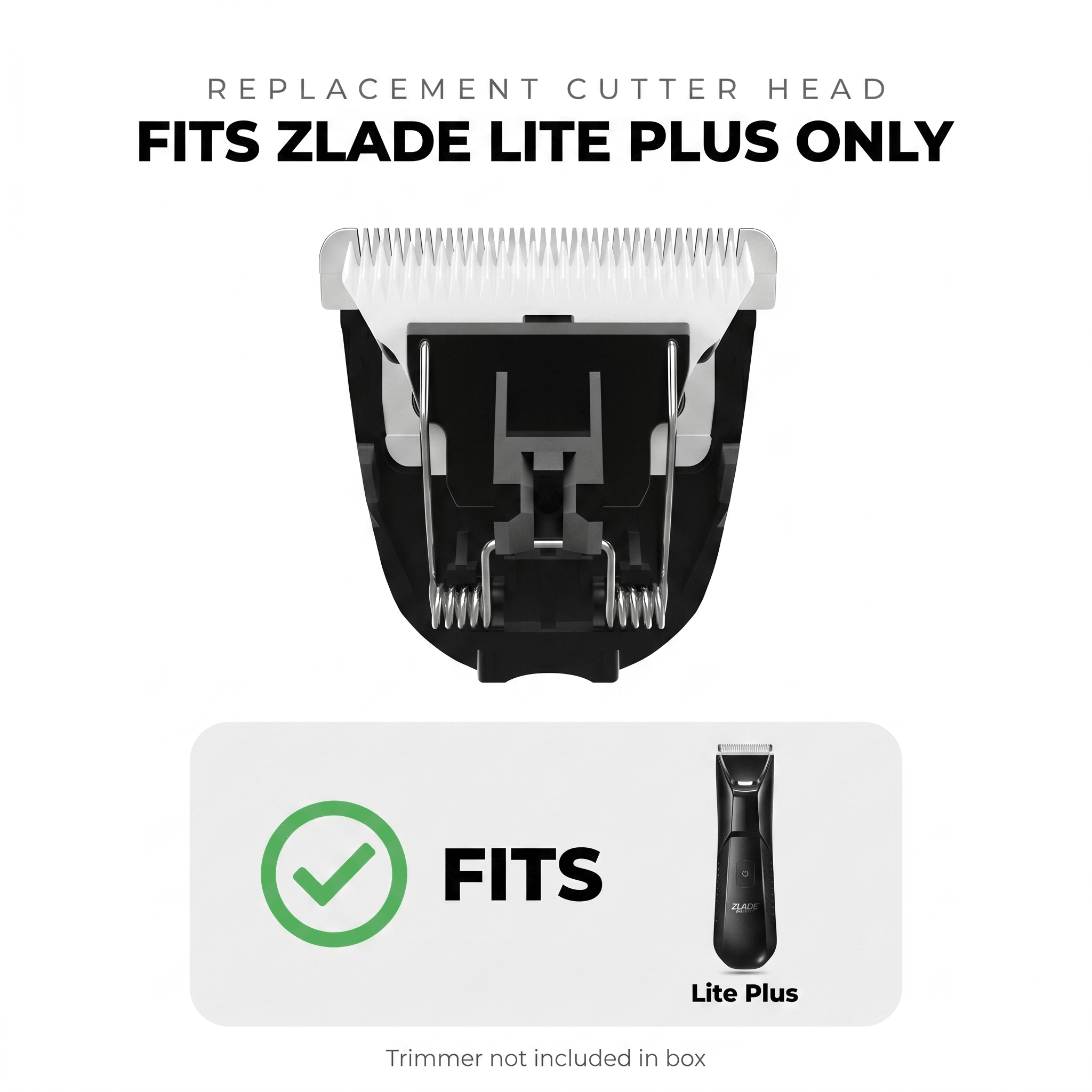 Replaceable Cutter Head - Zlade Ballistic Lite Plus 2025 Model - Hair Clipper & Trimmer Accessories - ZLADE
