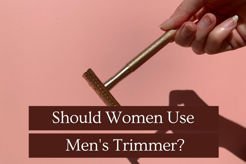 using men's trimmer