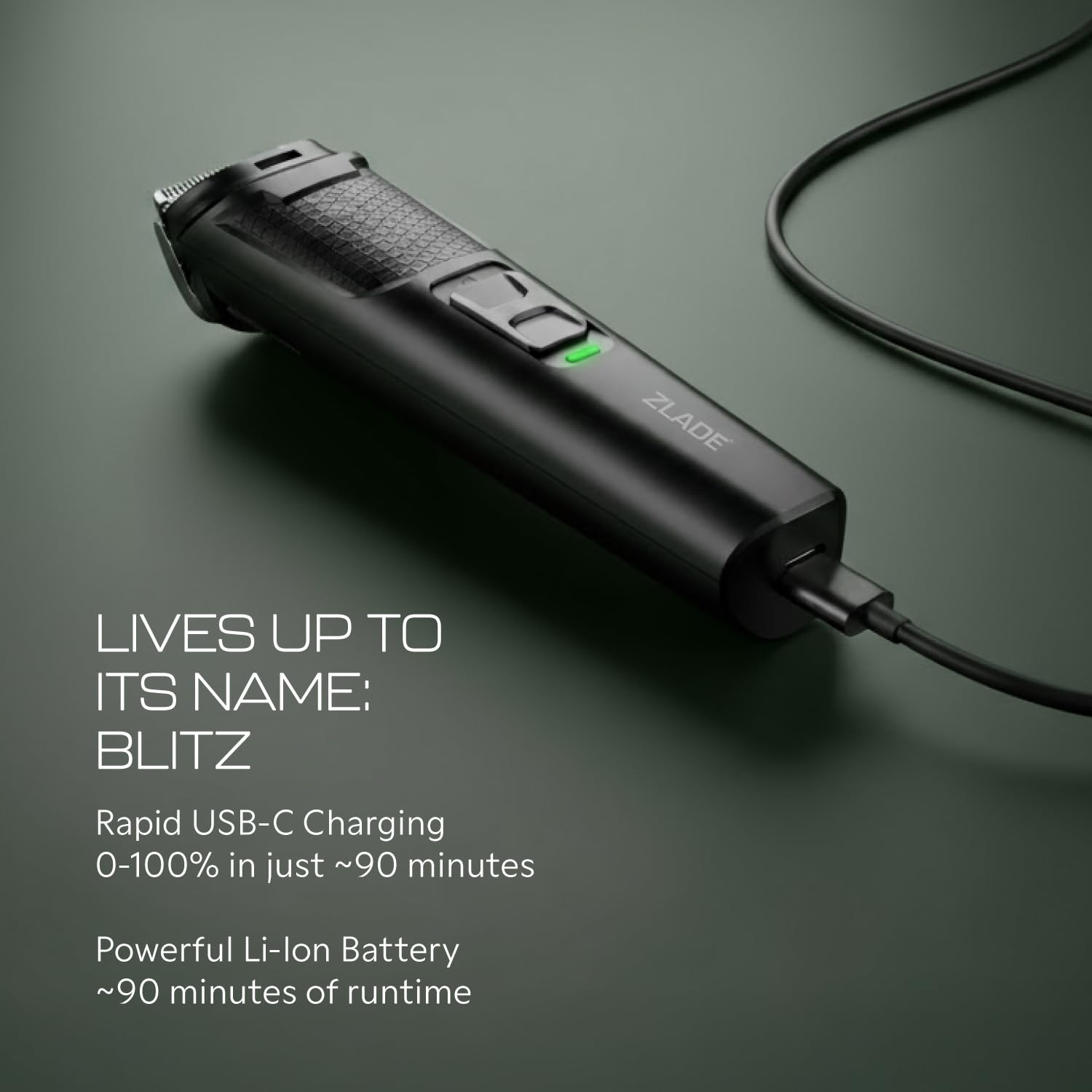 Zlade Jaws Blitz 11-in-1 All in One Trimmer ZBLMG11 - USB-C fast charging