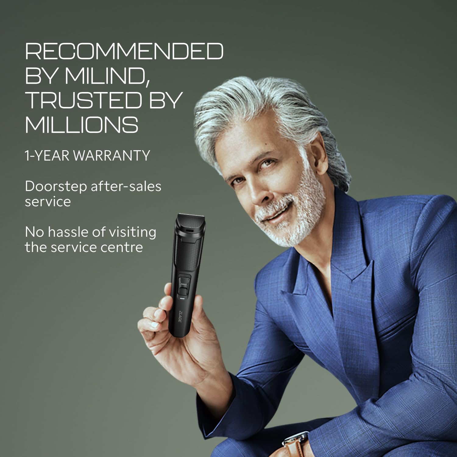 Zlade Jaws Blitz All in One Trimmer ZBLMG6 - 90 minute runtime li-ion battery