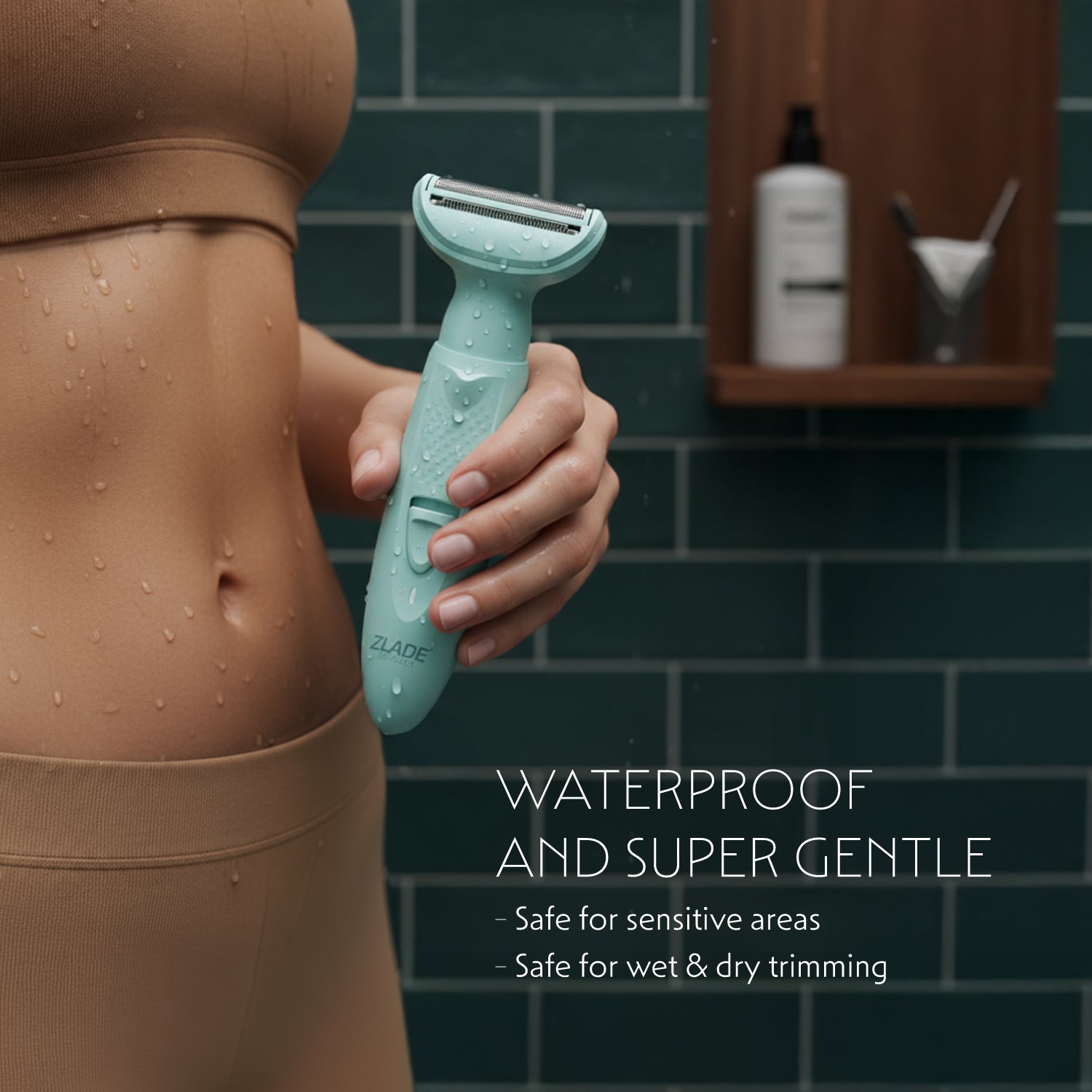 Zlade Summer Move All-in-One Trimmer for Women | Rechargeable Multigroomer