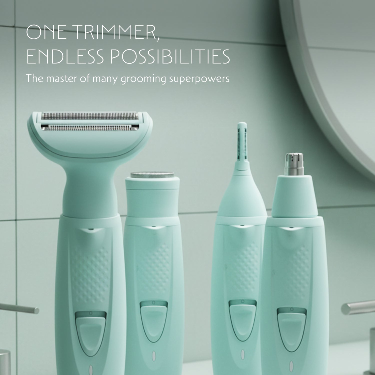 Zlade Summer Move All-in-One Trimmer for Women | Rechargeable Multigroomer