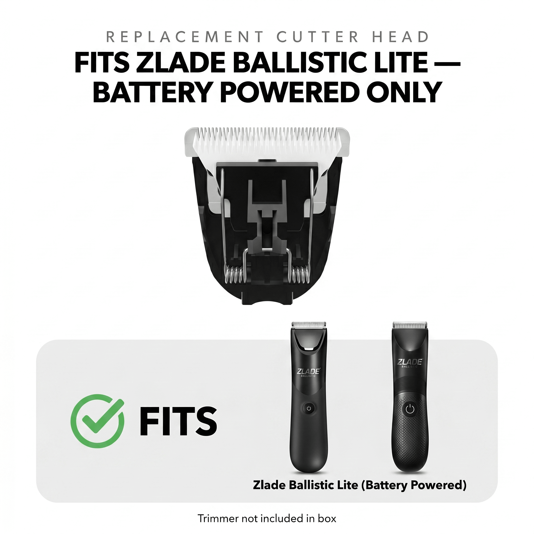 Replaceable Cutter Head - Zlade Ballistic Lite - Hair Clipper & Trimmer Accessories - ZLADE