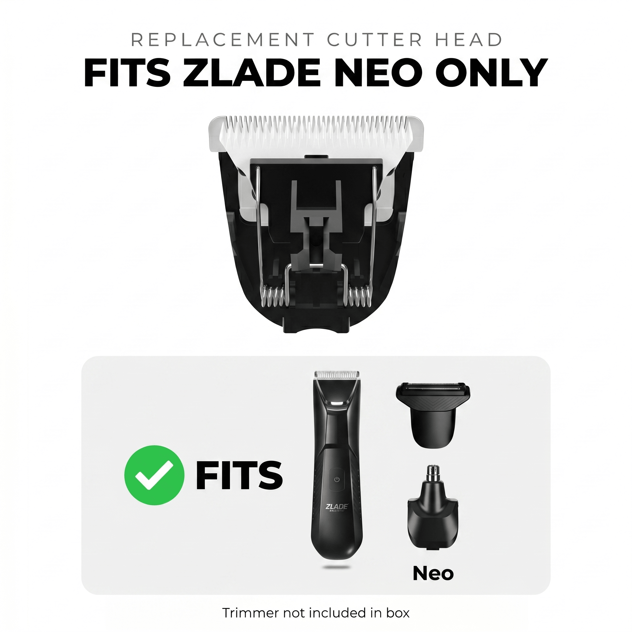 Replaceable Cutter Head - Zlade Ballistic Neo - Hair Clipper & Trimmer Accessories - ZLADE