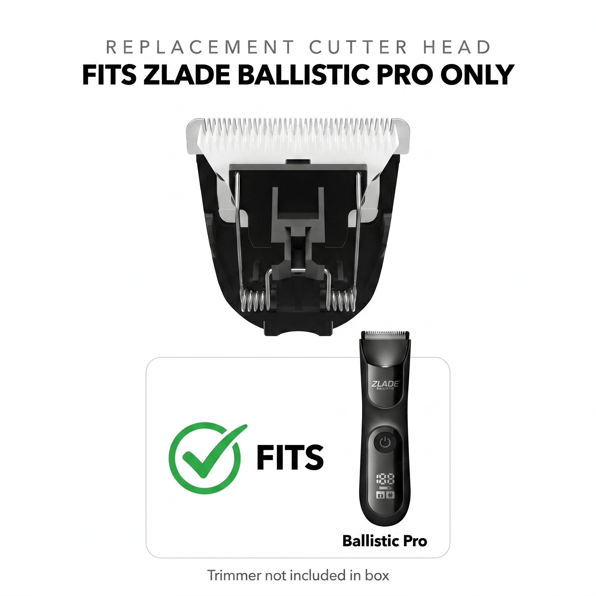 Replaceable Cutter Head - Zlade Ballistic Pro - Hair Clipper & Trimmer Accessories - ZLADE