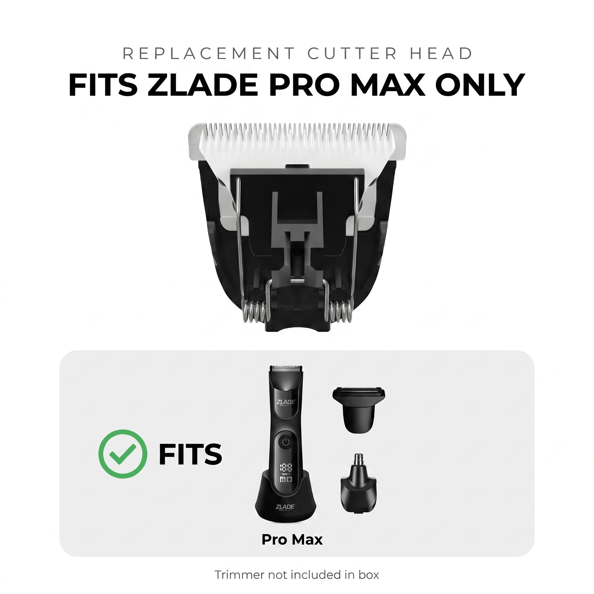 Replaceable Cutter Head - Zlade Ballistic Pro Max - Hair Clipper & Trimmer Accessories - ZLADE