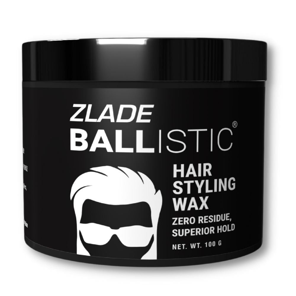 Ballistic by Zlade Hair Styling Wax | Strong Hold | Zero Residue | 100 gm